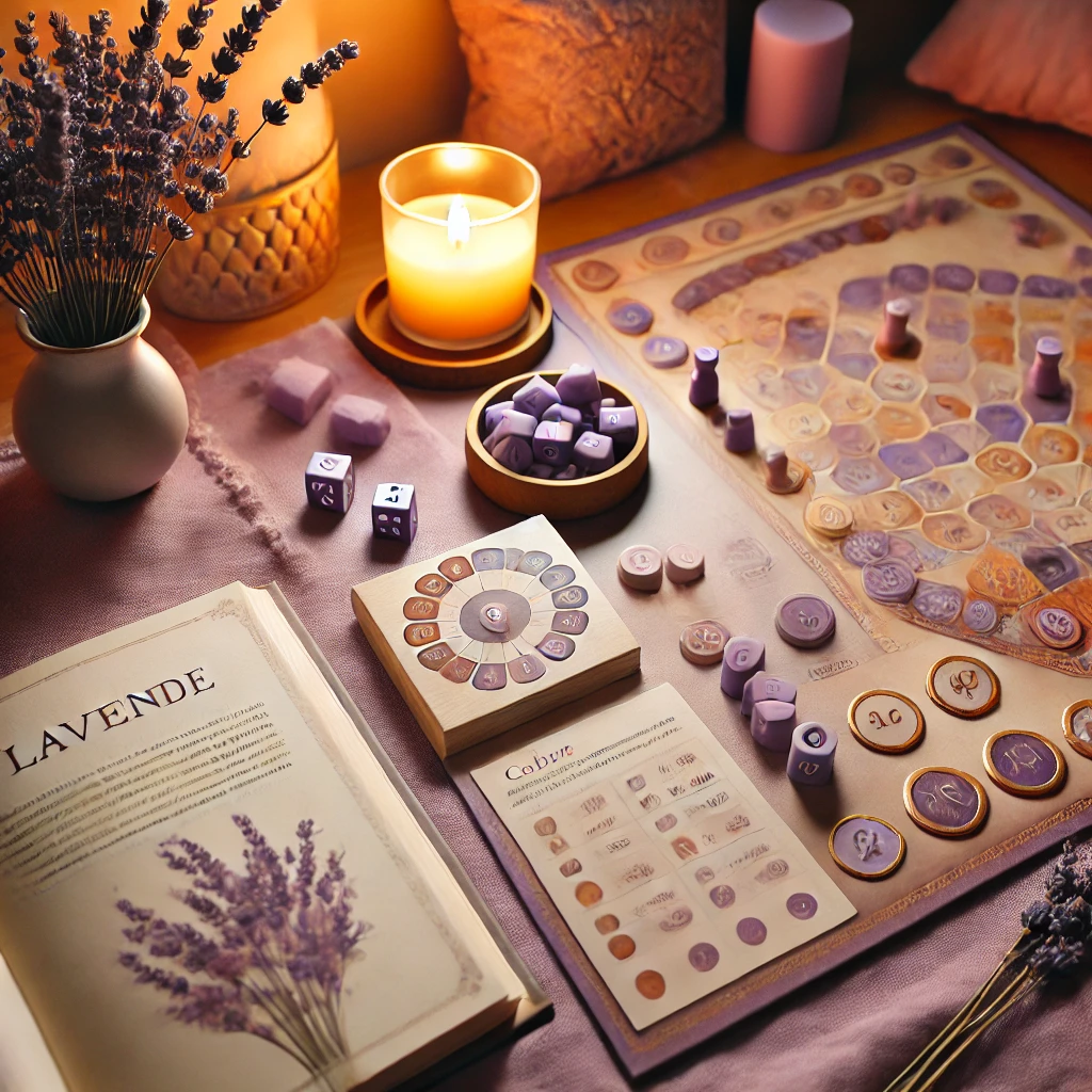 Various board games on display